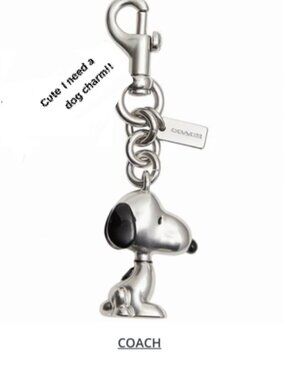 Coach X Peanuts Snoopy Bag Charm CBH28